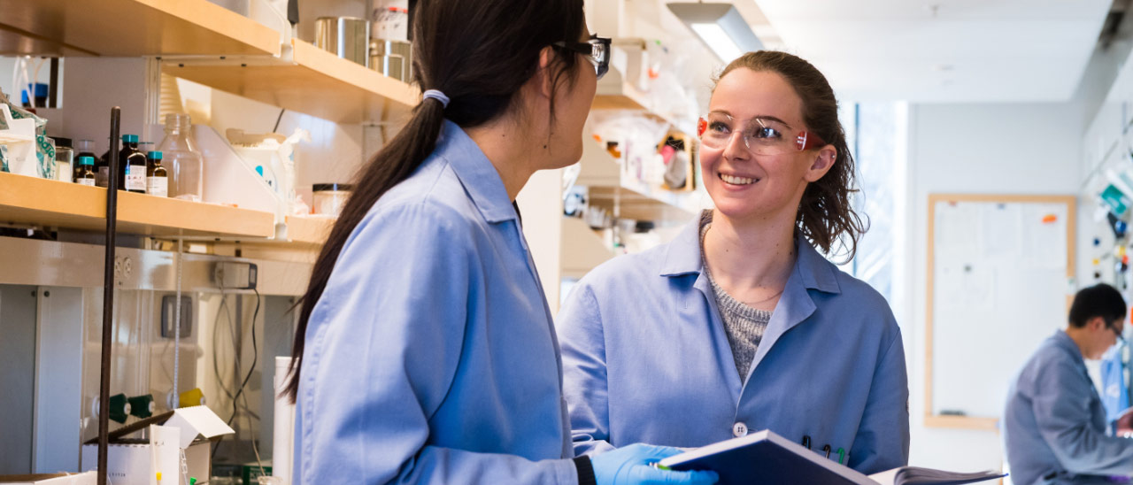 Research Faculty and Students in a lab