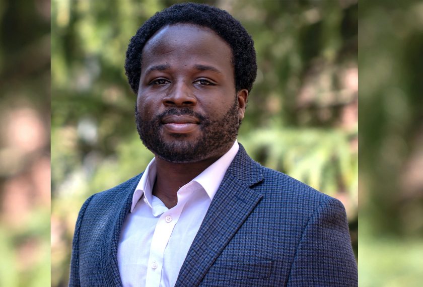 Robert Gilliard smiles in an outdoor setting.