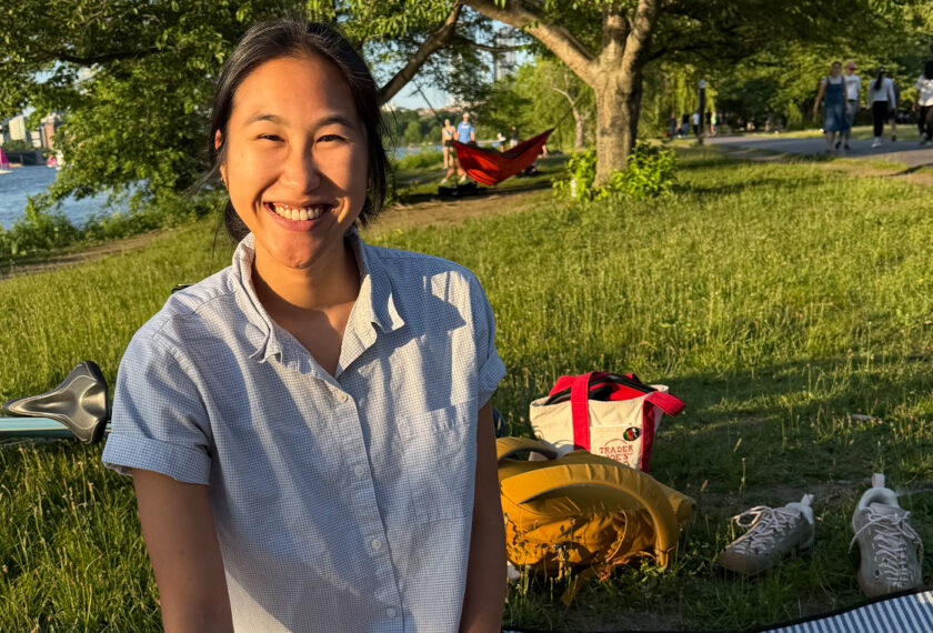 Nina Greeley smiles in an outdoor setting.